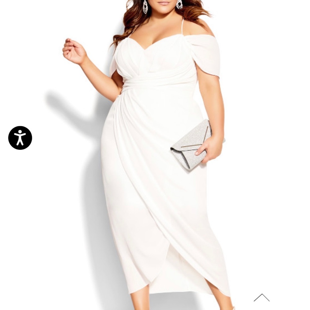 City Chic White Dress